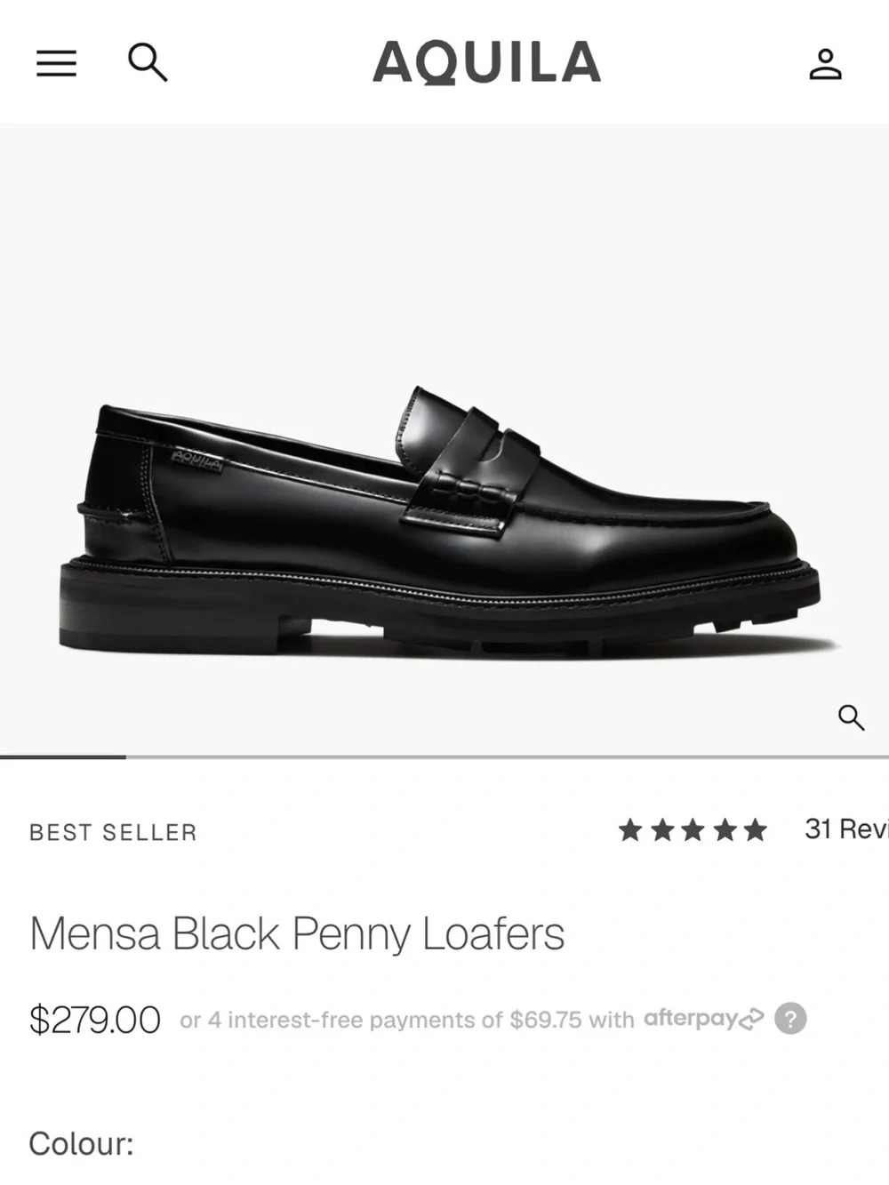 Mensa Black Penny Loafers size 46 US13